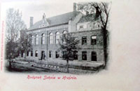 KROSNO - Budynek Towarzystwa Gimnastycznego "Sok";WYD: Bernard Fischbein  ok. 1904
