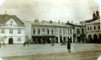 KROSNO - po-wsch cz Rynku; FOT: Rudolf Kaska ok 1928
