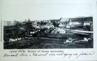 KROSNO - panorama miasta; Nakad: Benard Fischbein ok.1900r