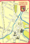 KROSNO - plan miasta; WYD: KAW 1979