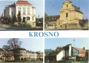 KROSNO - Urzd Miejski, Koci Kapucynw, Rynek, TP S.A; FOT: S. Busz; WYD: "Ewa" - Krosno
