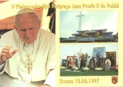 KROSNO - Msza w. kanonizacyjna B. Jana z Dukli w 1997; FOT: M. S. Graniczkowski; WYD: B. M. Graniczkowska - Mielec