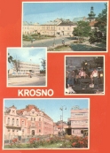 KROSNO - Rynek, Siedziba KW PZPR, Huta Szka Gospodarczego, Plac Zwycistwa; FOT: P. Krassowski, M. Raczkowski; WYD: KAW 1978
