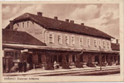 KROSNO - Dworzec kolejowy; WYD: Salon Malarzy Polskich Krakw w latach 30-tych XXw